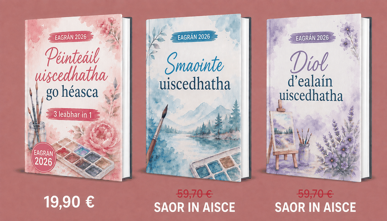 Péintéireacht Uiscedhatha – 3 Leabhar Forbhreathnú