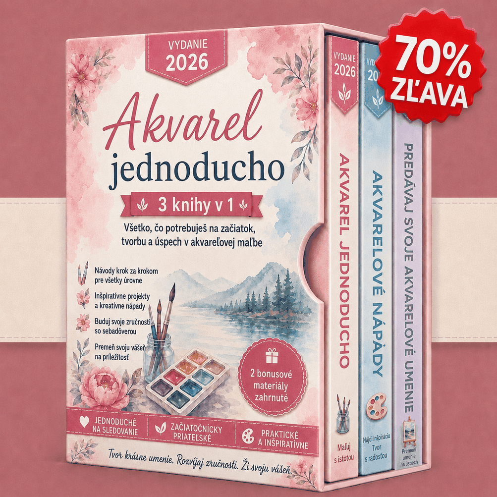 Akvarelová Maľba Balíček