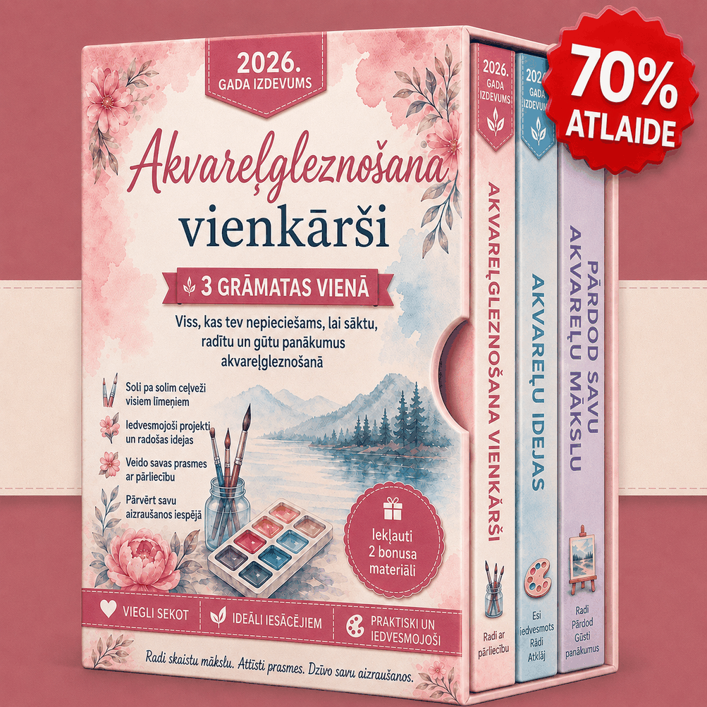 Akvareļa Glezniecība Komplekts