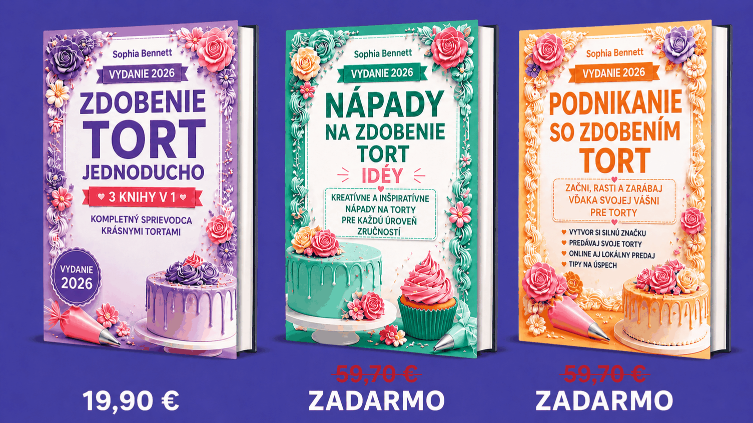 Zdobenie Tort Jednoducho – Balík 3 v 1