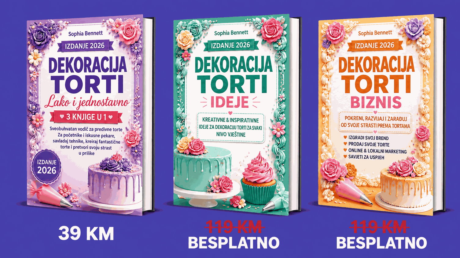 Dekorisanje Torti Jednostavno – Paket 3 u 1