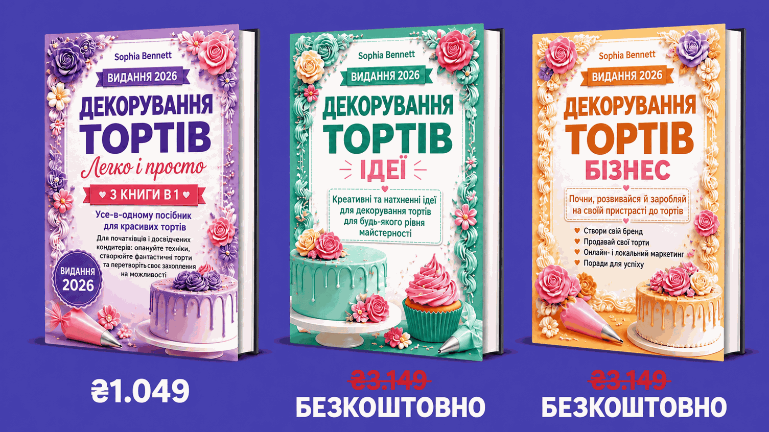 Оформлення Тортів Просто – Комплект 3 в 1
