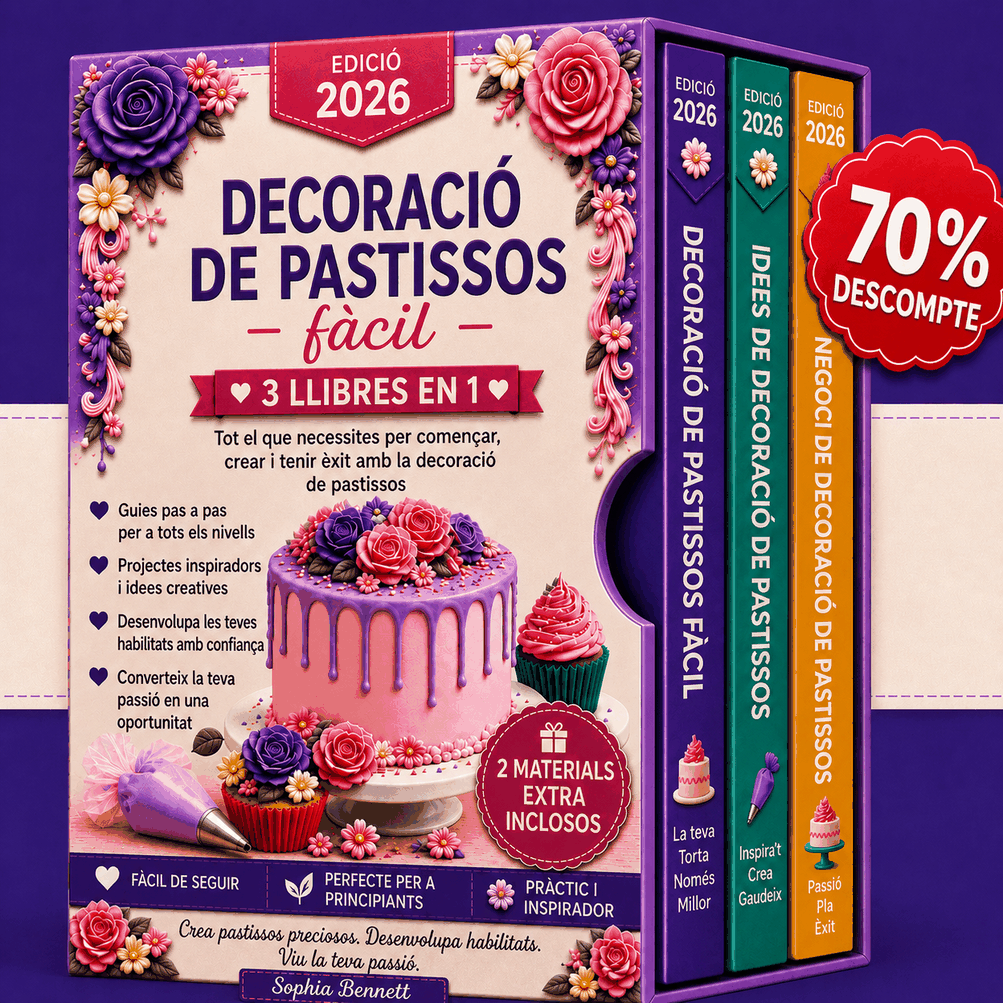 Decoració de Pastissos Fàcil – Pack 3 en 1