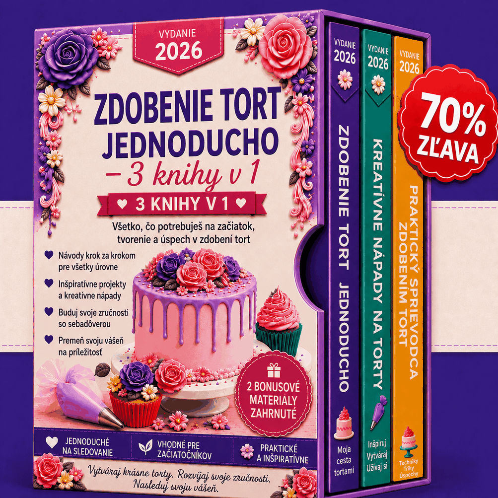 Zdobenie Tort Jednoducho – Balík 3 v 1