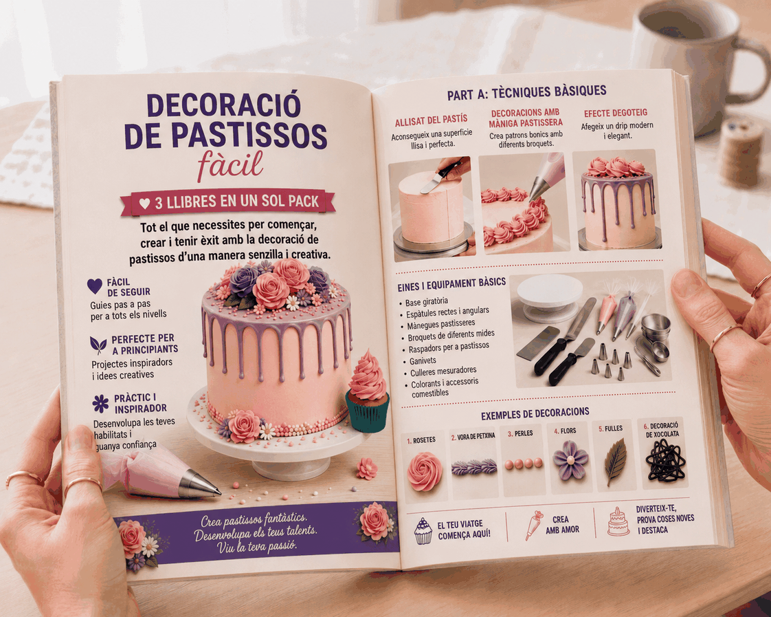 Decoració de Pastissos Fàcil – Pack 3 en 1