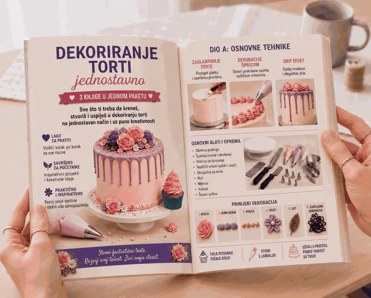 Ukrašavanje Torti Postalo Jednostavno – Komplet 3-u-1