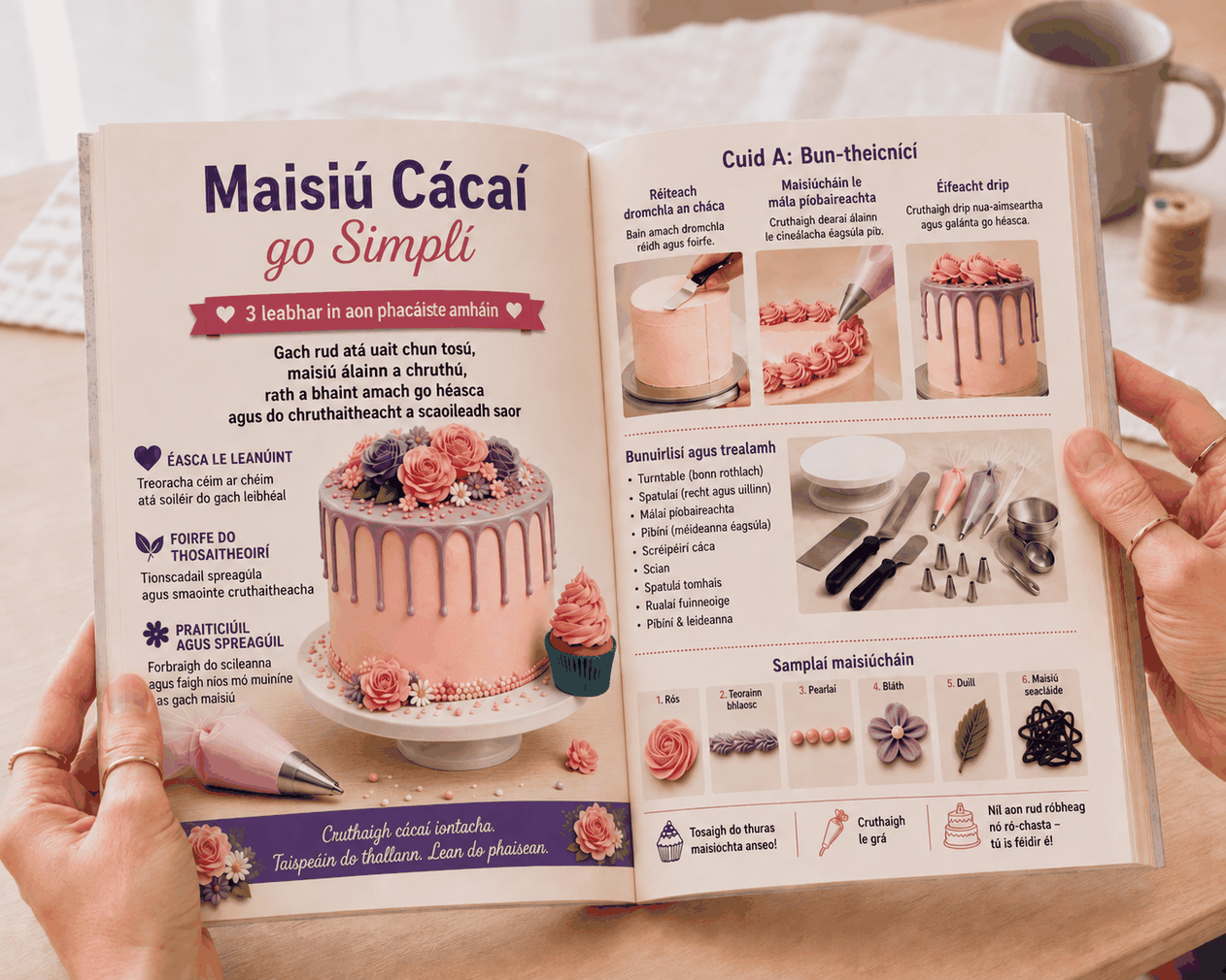 Maisiú Cíche Déanta Éasca – Beart 3-i-1