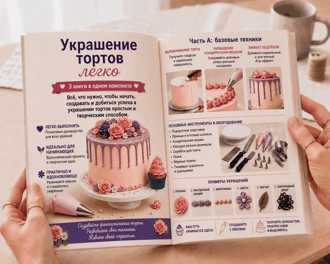 Украшение Тортов Просто – Комплект 3 в 1