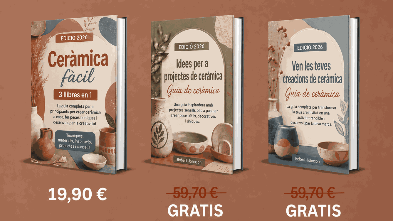 Ceràmica de Forma Sencilla – 3 Llibres en 1