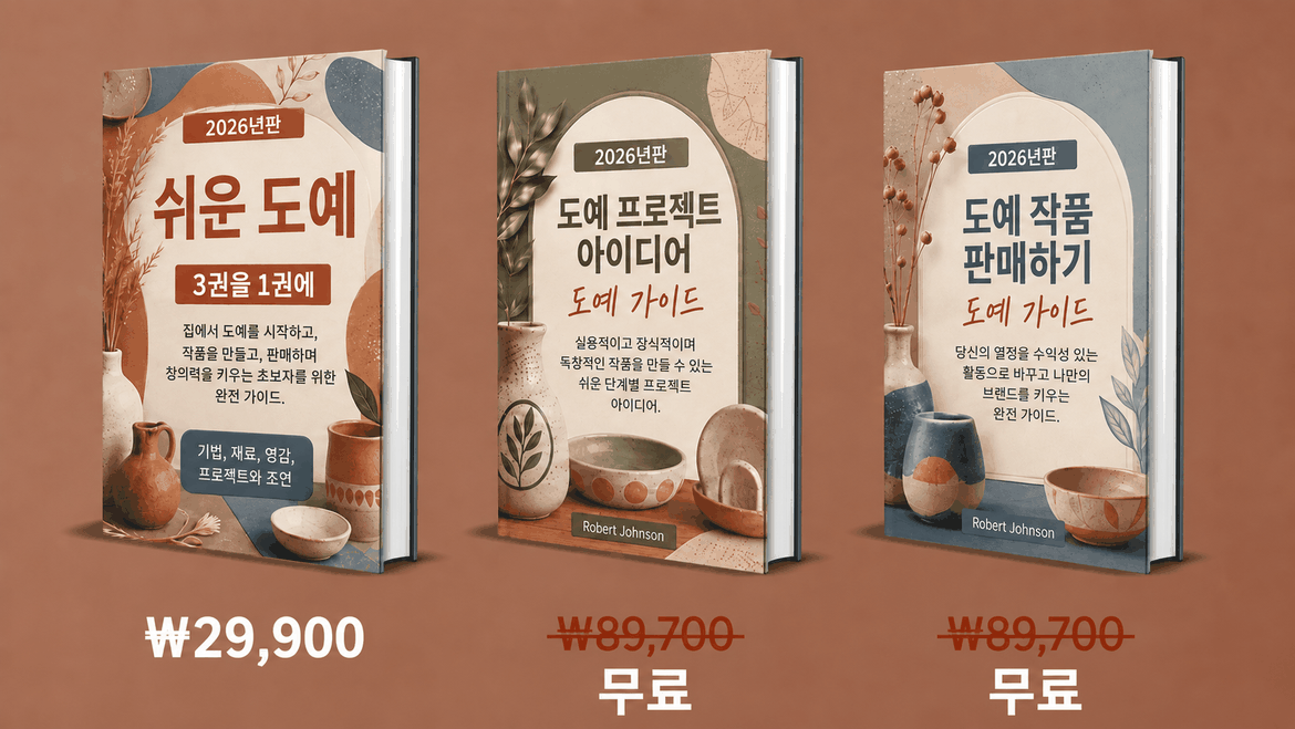 쉽게 배우는 도예 – 3권 통합본