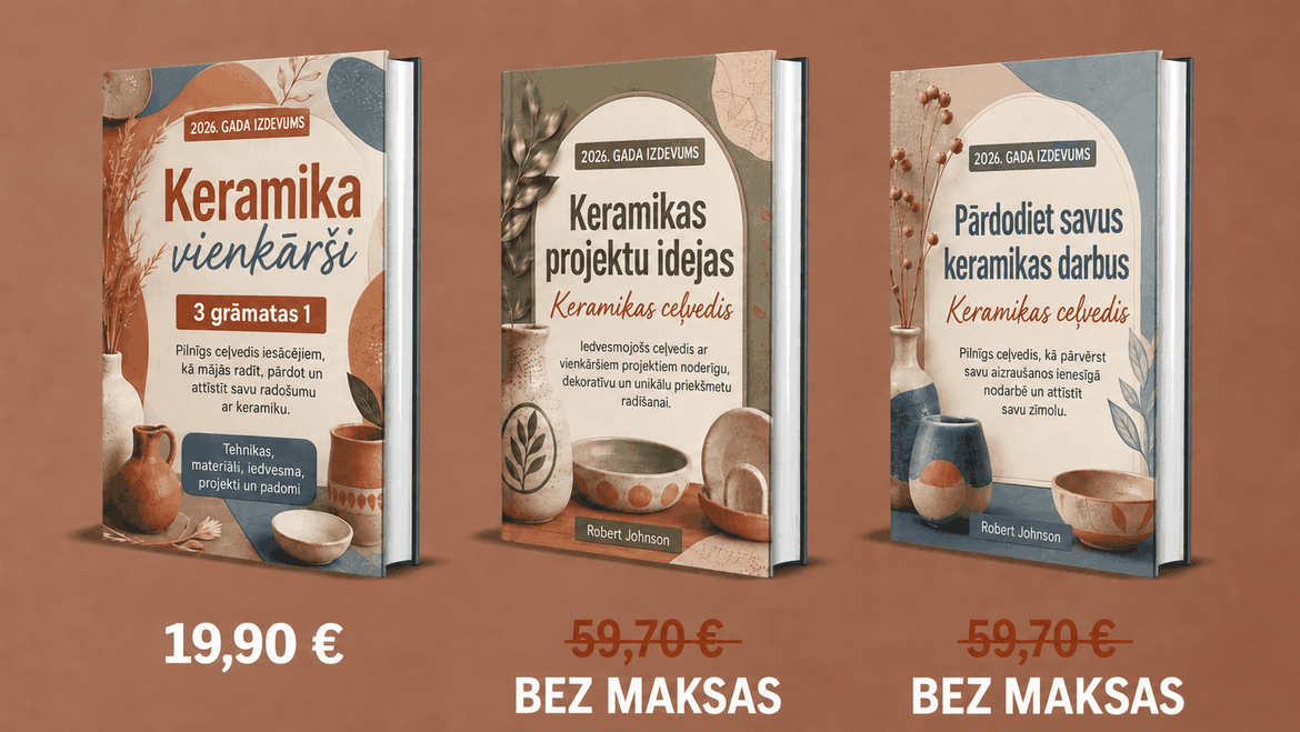 Keramika Vienkārši – 3 Grāmatas 1