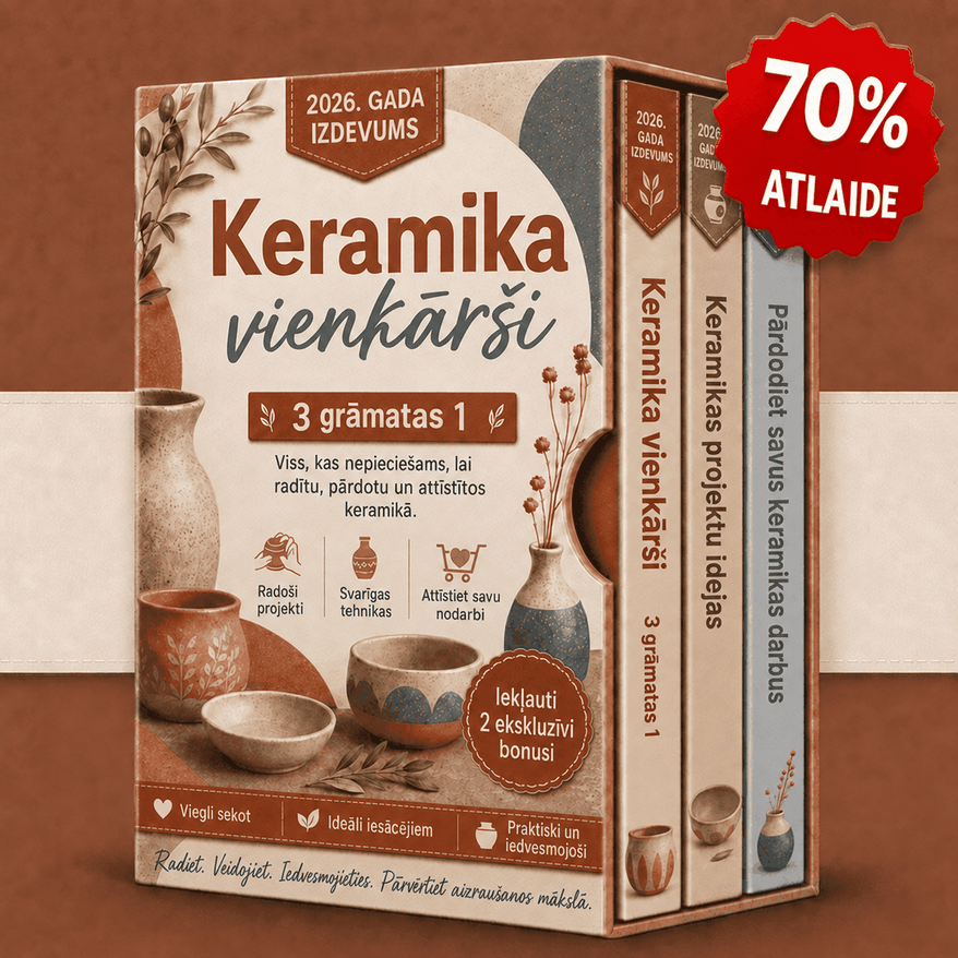 Keramika Vienkārši – 3 Grāmatas 1