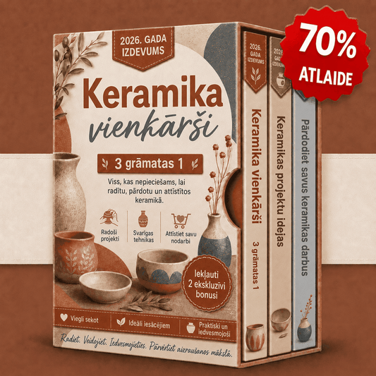 Keramika Vienkārši – 3 Grāmatas 1