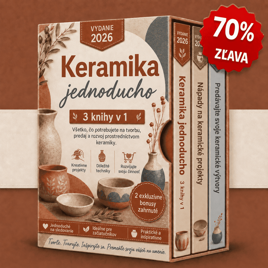 Keramika Jednoducho – 3 Knihy v 1