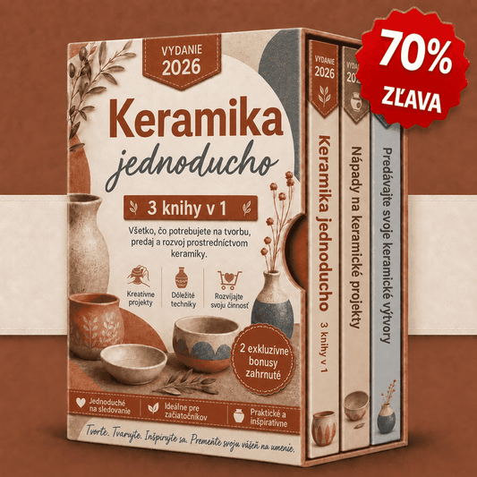 Keramika Jednoducho – 3 Knihy v 1