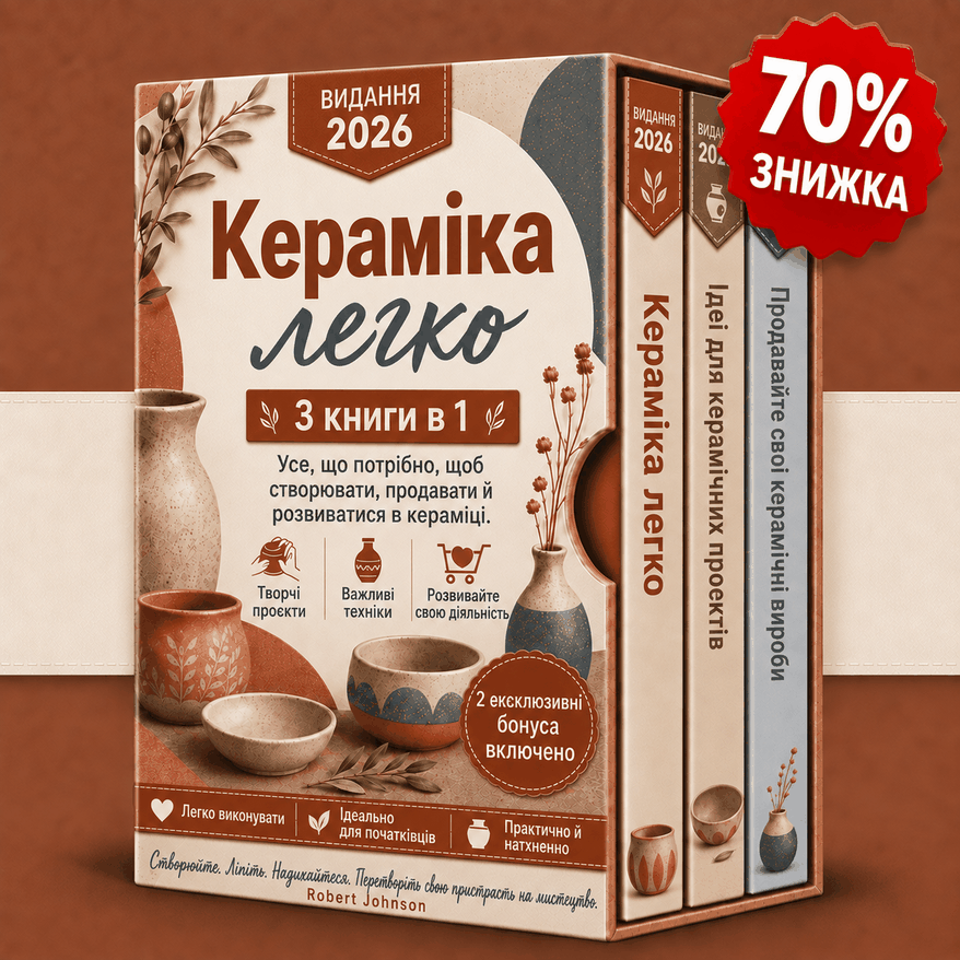 Кераміка Простим Шляхом – 3 Книги в 1