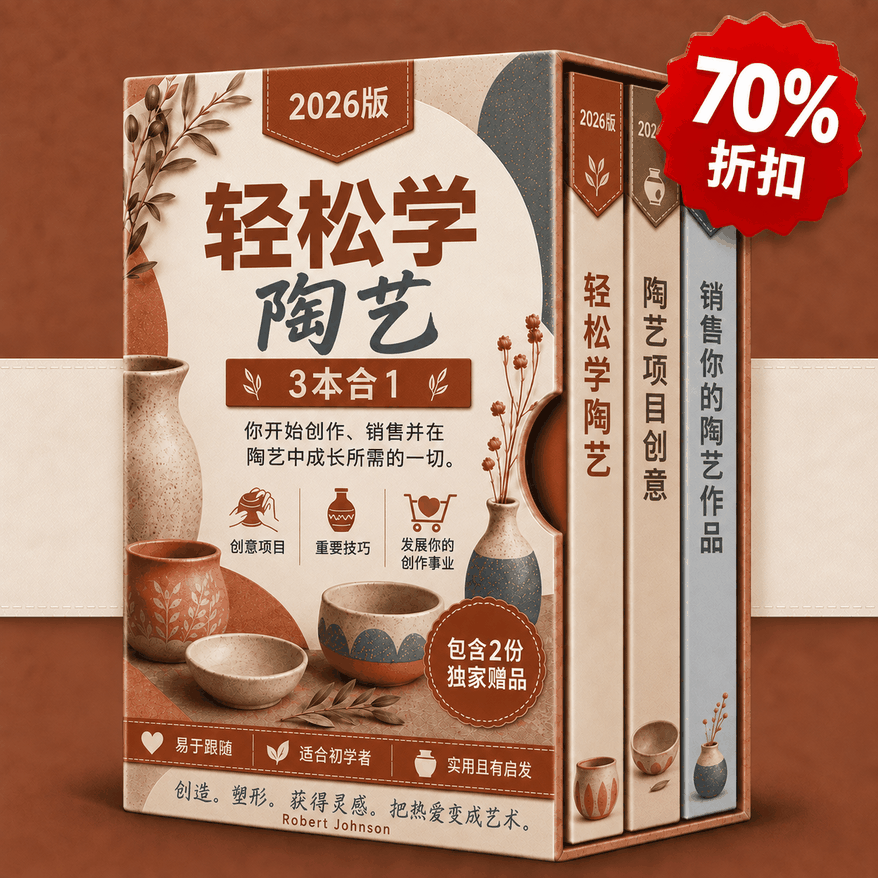 陶艺轻松入门 – 3合1全书