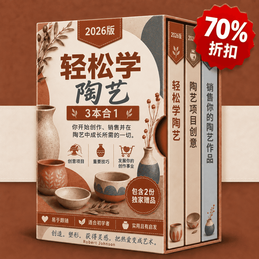 陶艺轻松入门 – 3合1全书
