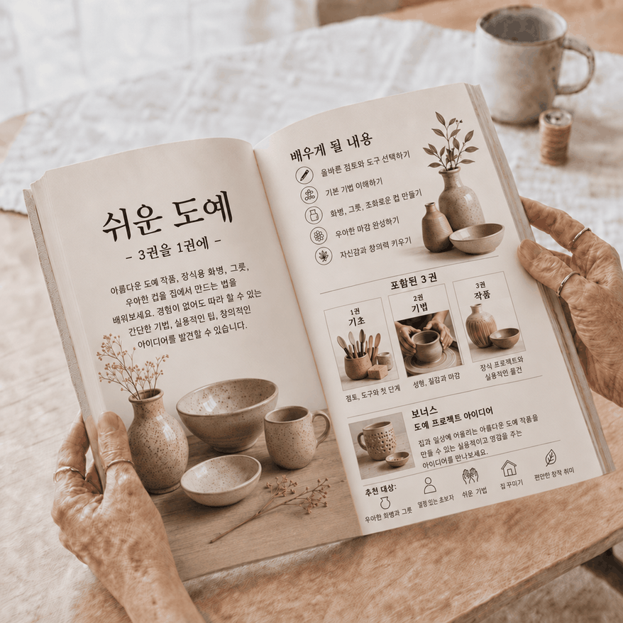 쉽게 배우는 도예 – 3권 통합본