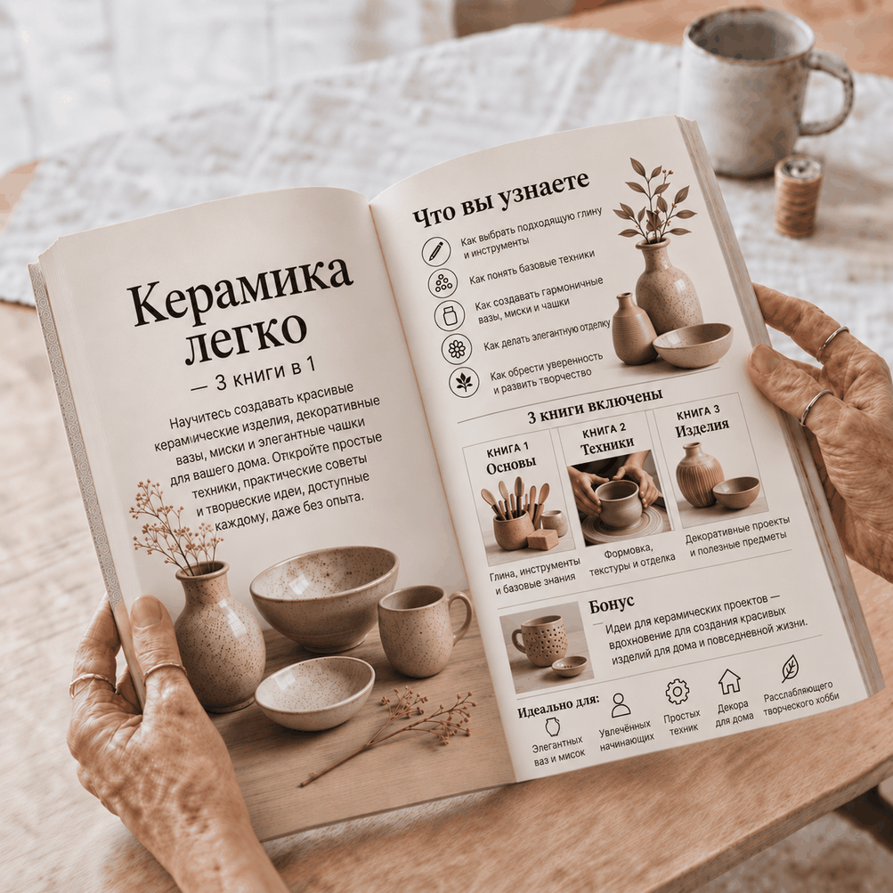 Керамика Простым Языком – 3 Книги в 1