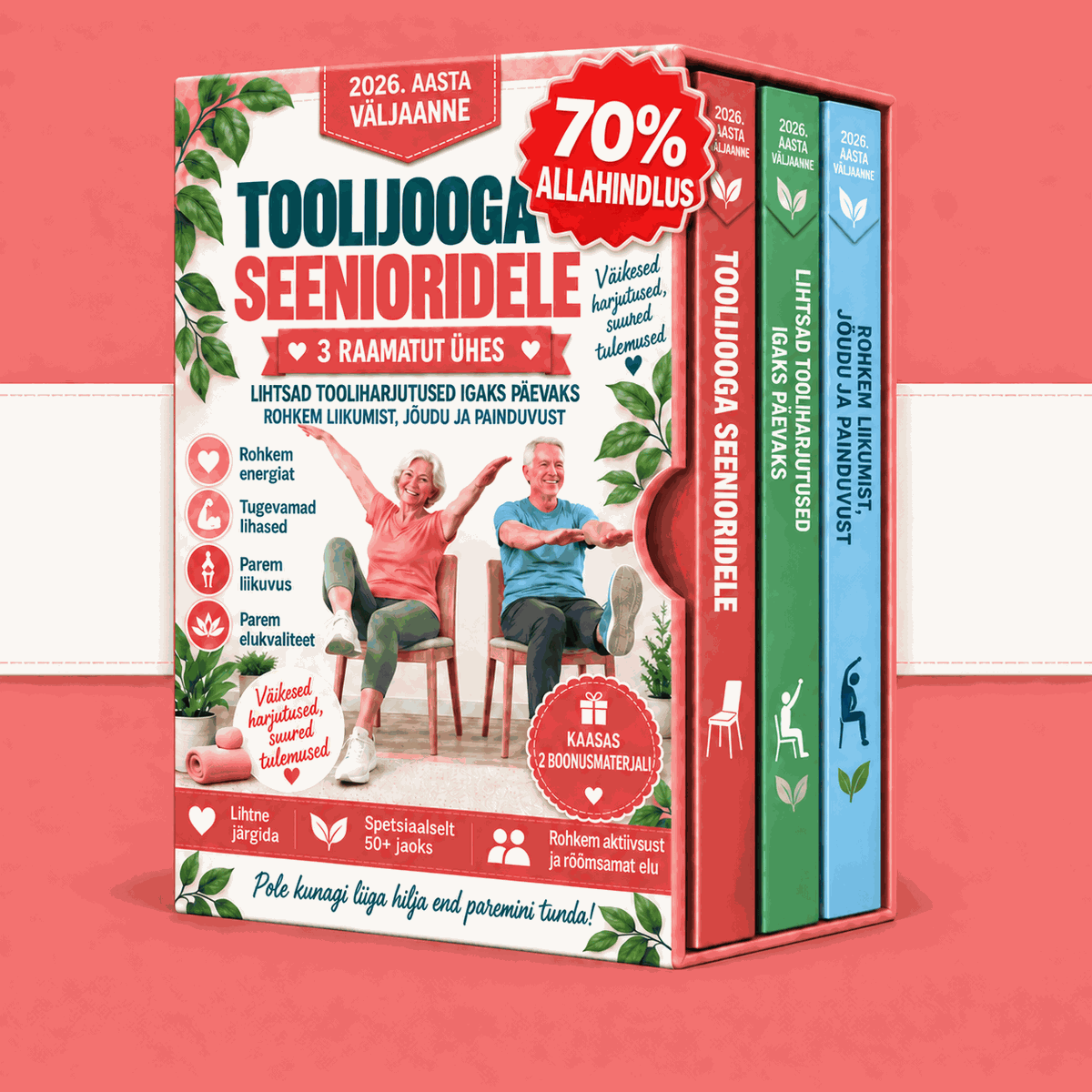 Tooliharjutused eakatele – 3 Raamatut 1-s
