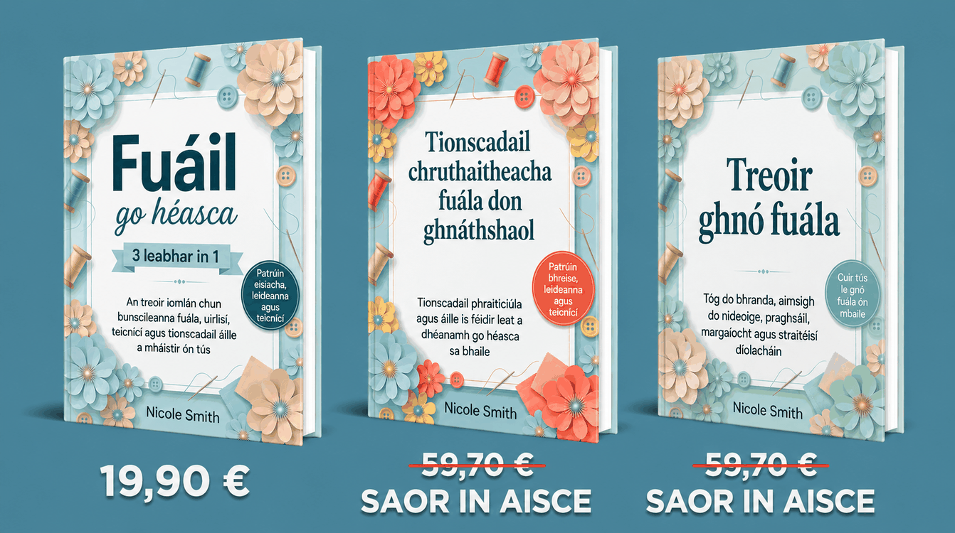 Fúáil Déanta Éasca – 3&nbsp;Leabhar in 1