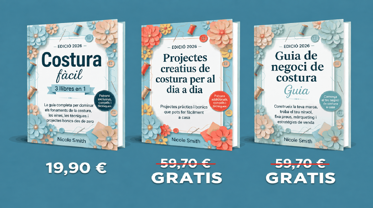 Costura Fàcil – 3 Llibres en 1