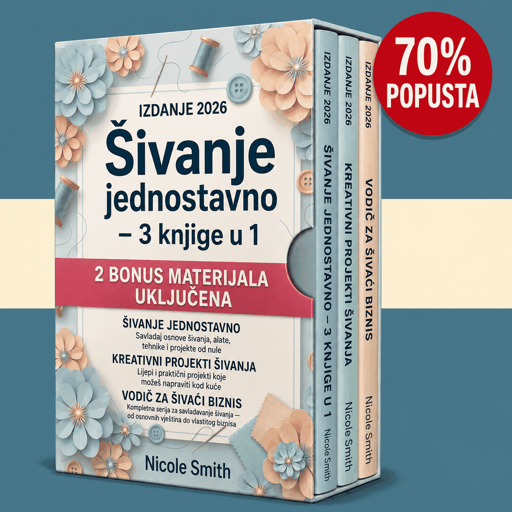 Šivanje Jednostavno – 3 Knjige u 1