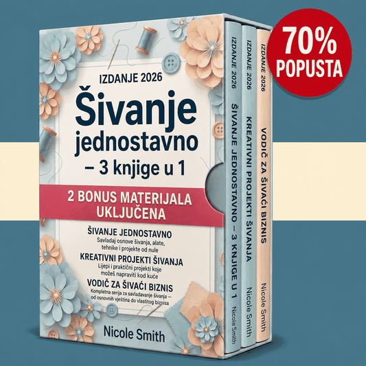Šivanje Jednostavno – 3 Knjige u 1