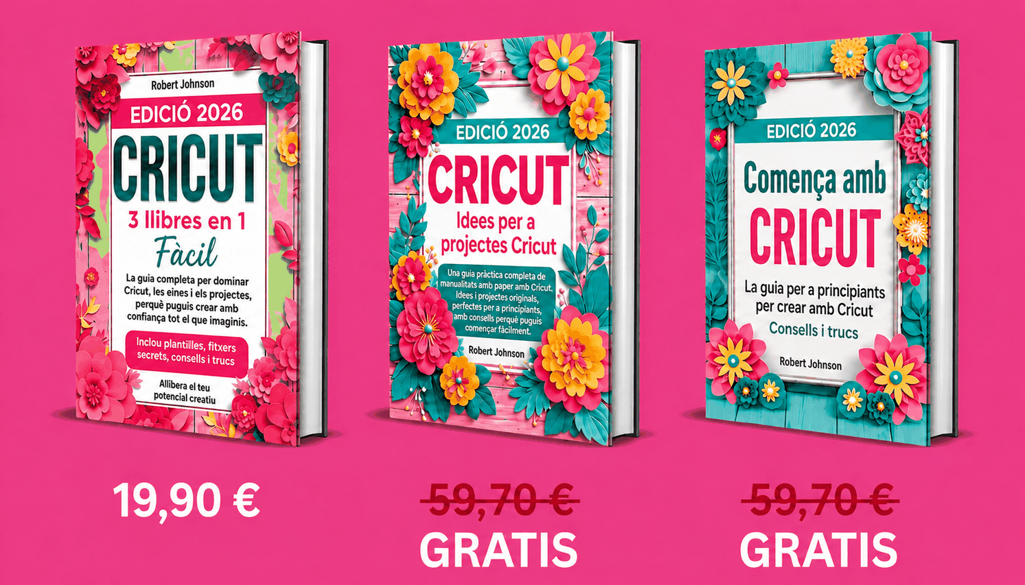 Cricut per a principiants – 3 llibres en 1