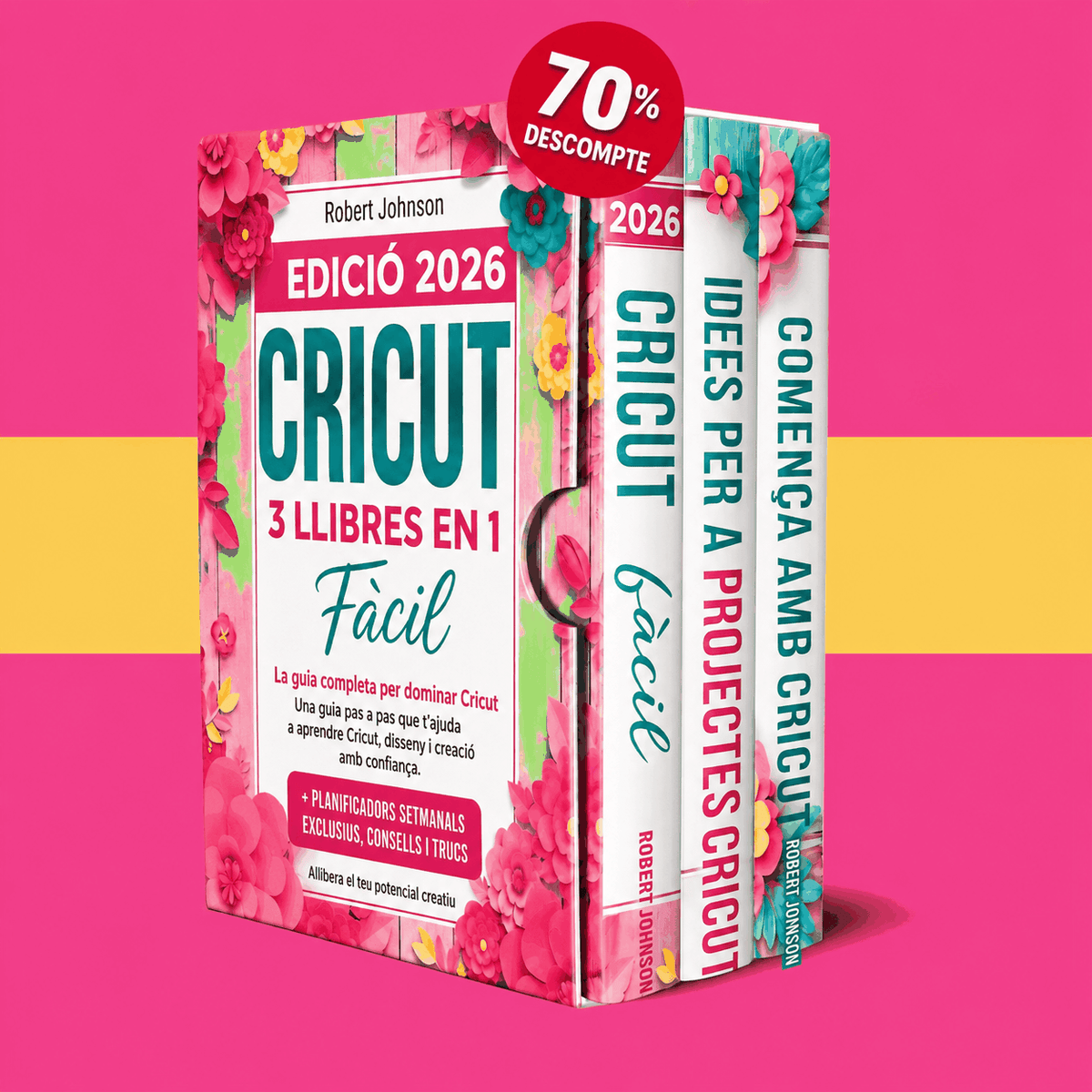 Cricut per a principiants – 3 llibres en 1