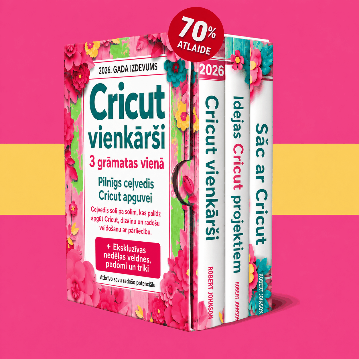 Cricut iesācējiem – 3&nbsp;grāmatas 1