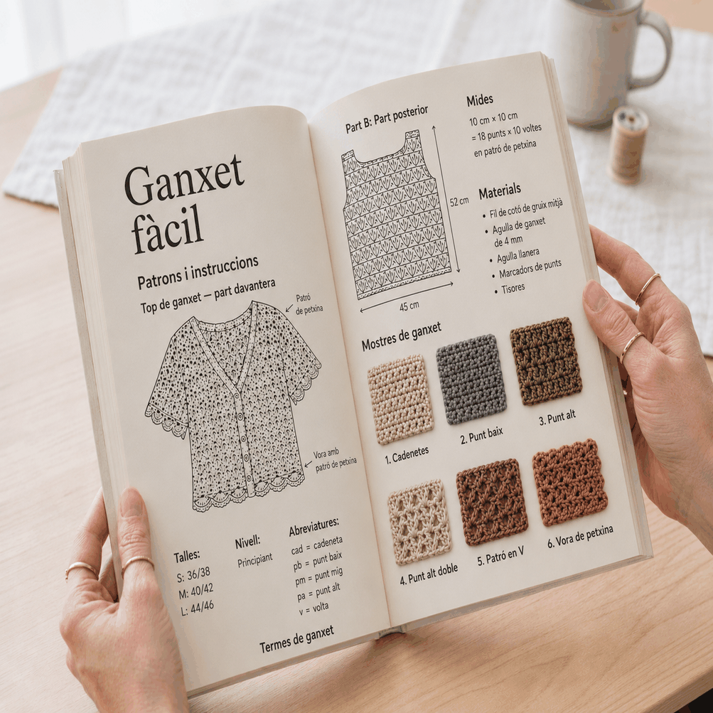 Ganxet Modern de Forma Senzilla – 3 Llibres en 1