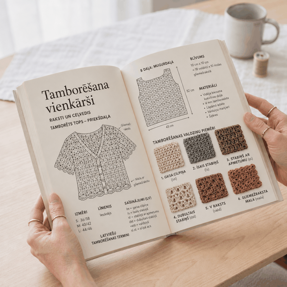 Ieskats tamborēšanas grāmatā