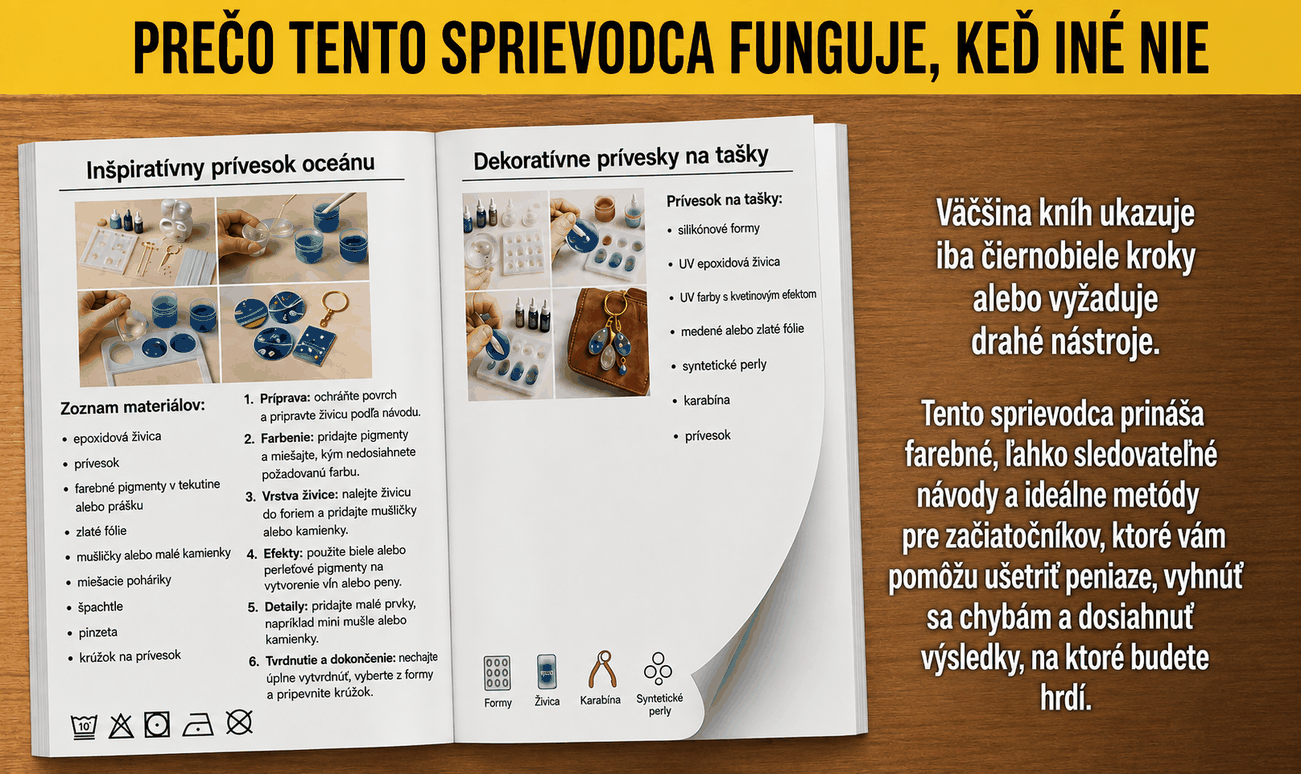 Sprievodca Umením Epoxidovej Živice pre Začiatočníkov + 2 BONUSY