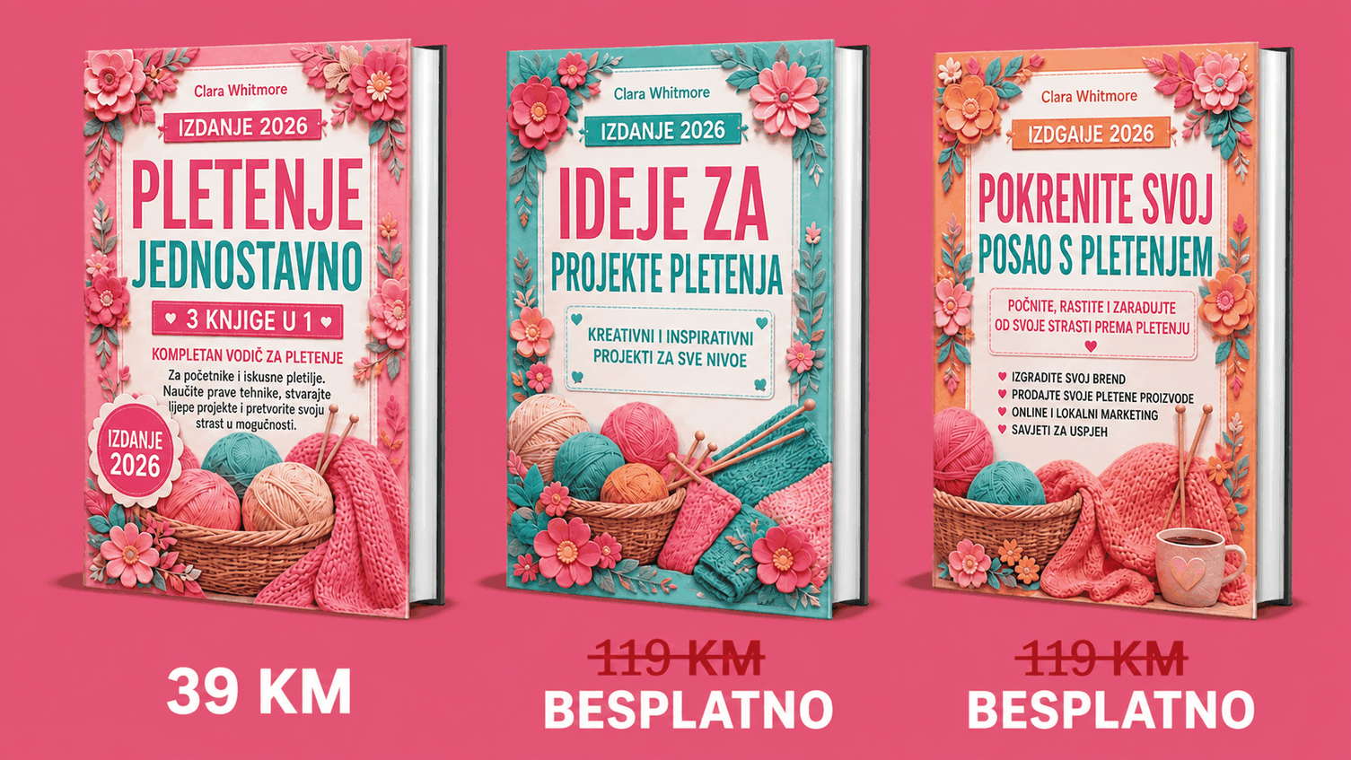 Pletenje Jednostavno i Lako – Pregled 3 knjige