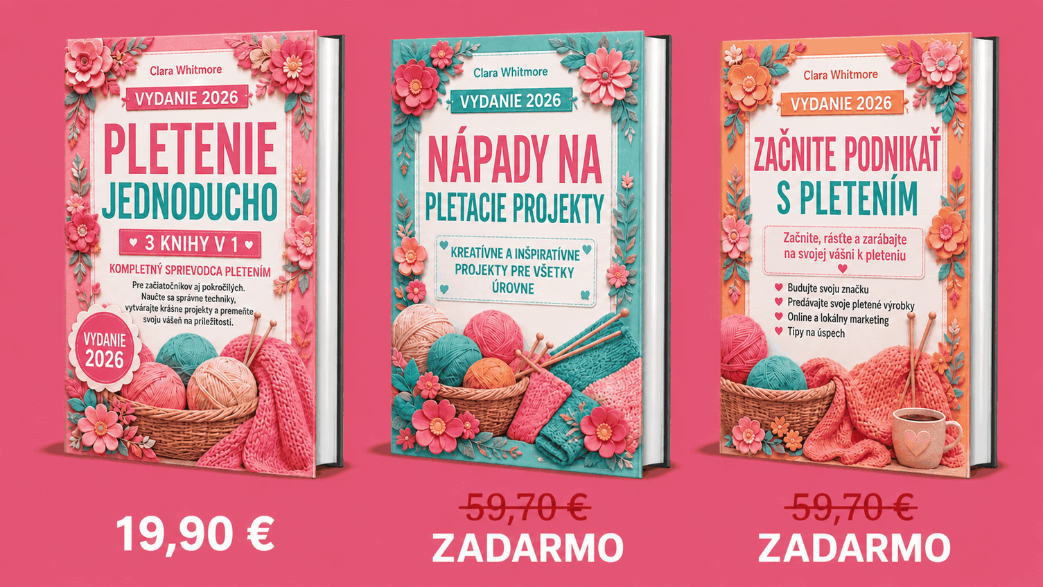 Pletenie Bez Stresu – Prehľad 3 kníh