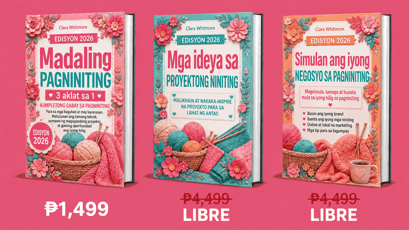 Pagtatahi Ginawang Simple – Pagsusuri ng 3 libro