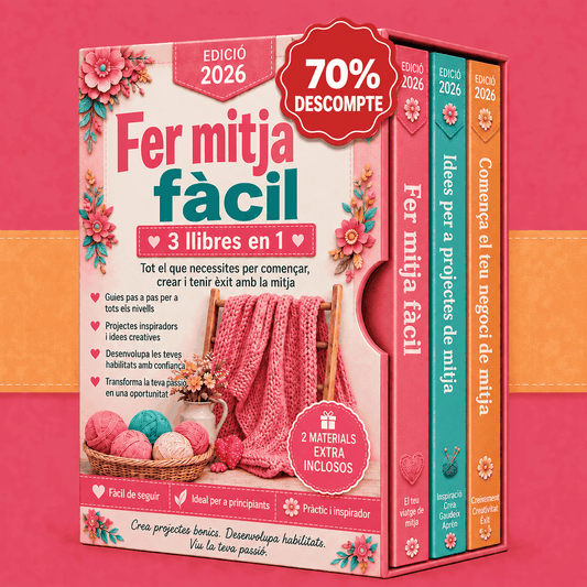 Paquet: Teixir Fàcil i Sencer – 3 Llibres en 1