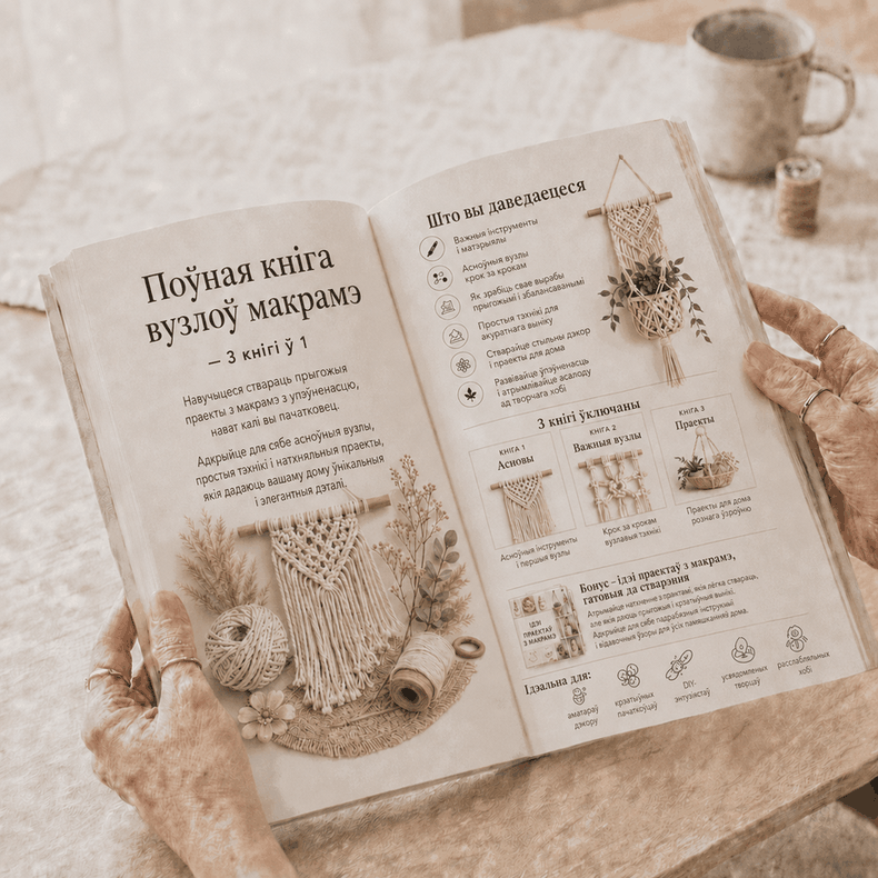 Камплект: Макрамэ Проста – 3 Кнігі ў 1