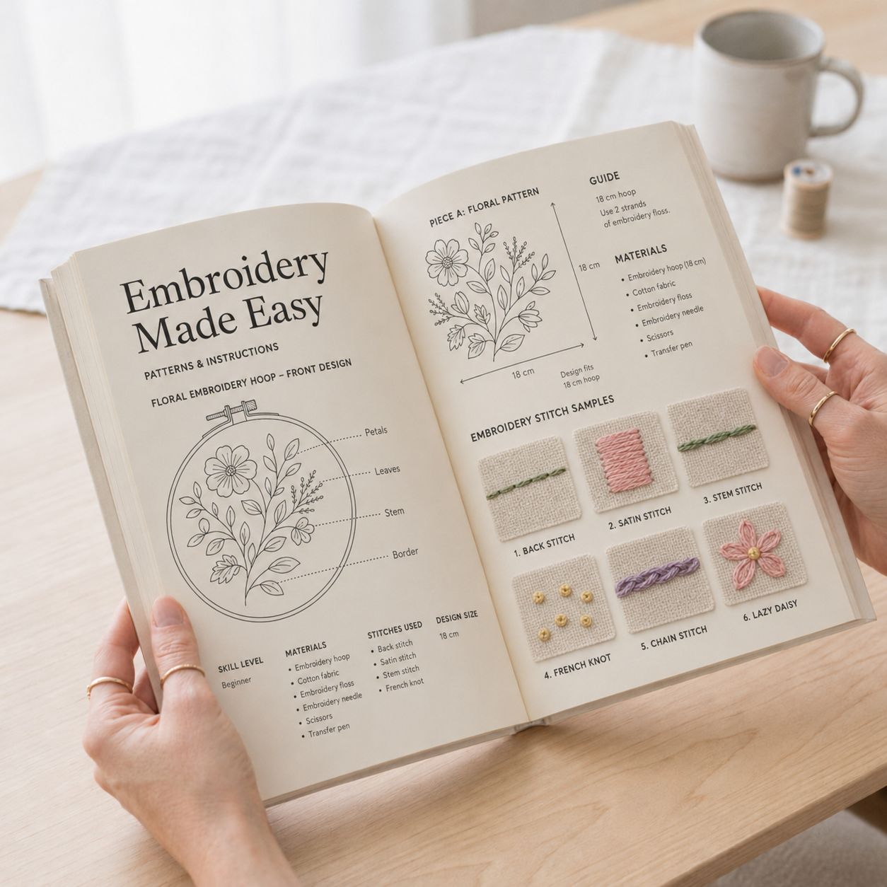 Inside the Embroidery guide layout