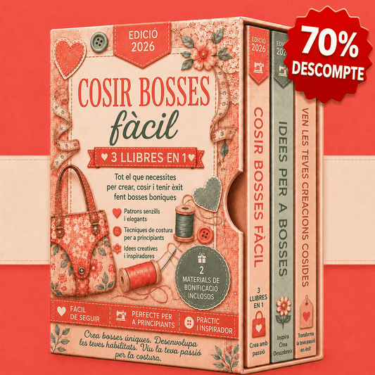 Costura de Bosses de Forma Senzilla – 3 Llibres en 1