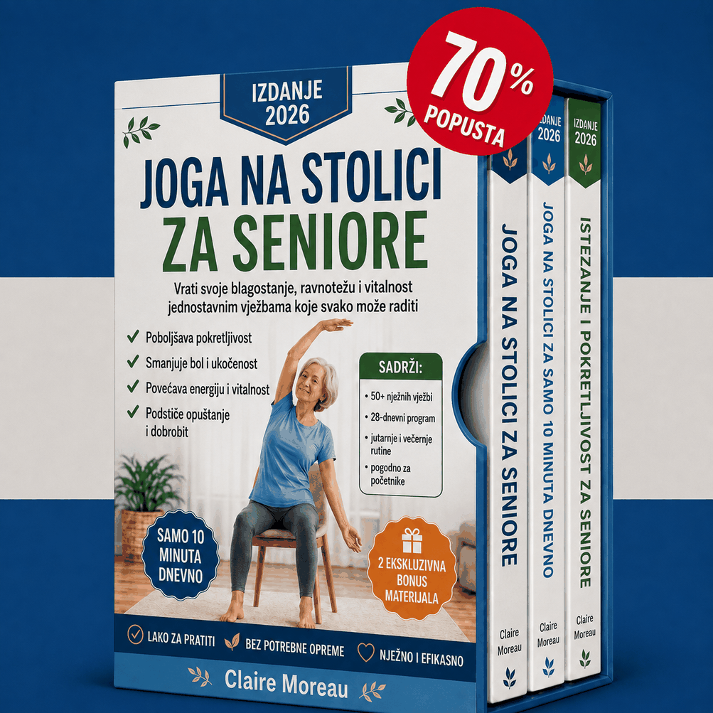 Joga na stolici za seniore – 3 knjige u 1
