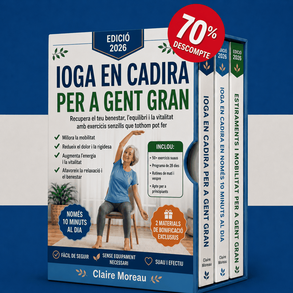 Ioga en cadira per a gent gran – 3 Llibres en 1