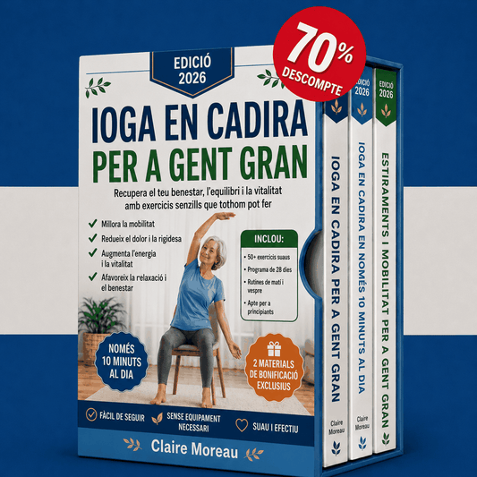 Ioga en cadira per a gent gran – 3 Llibres en 1