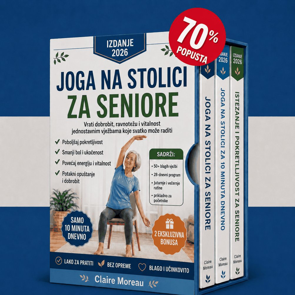 Joga na stolici za starije – 3 Knjige u 1