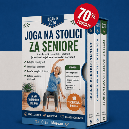 Joga na stolici za starije – 3 Knjige u 1
