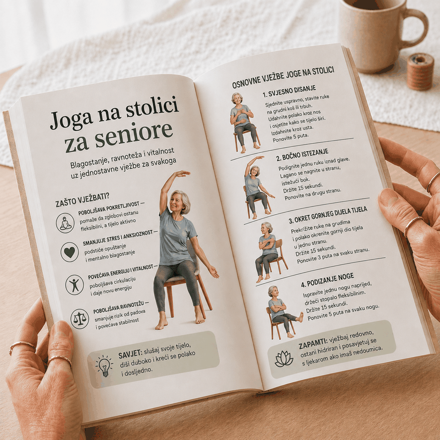 Joga na stolici za seniore – 3 knjige u 1
